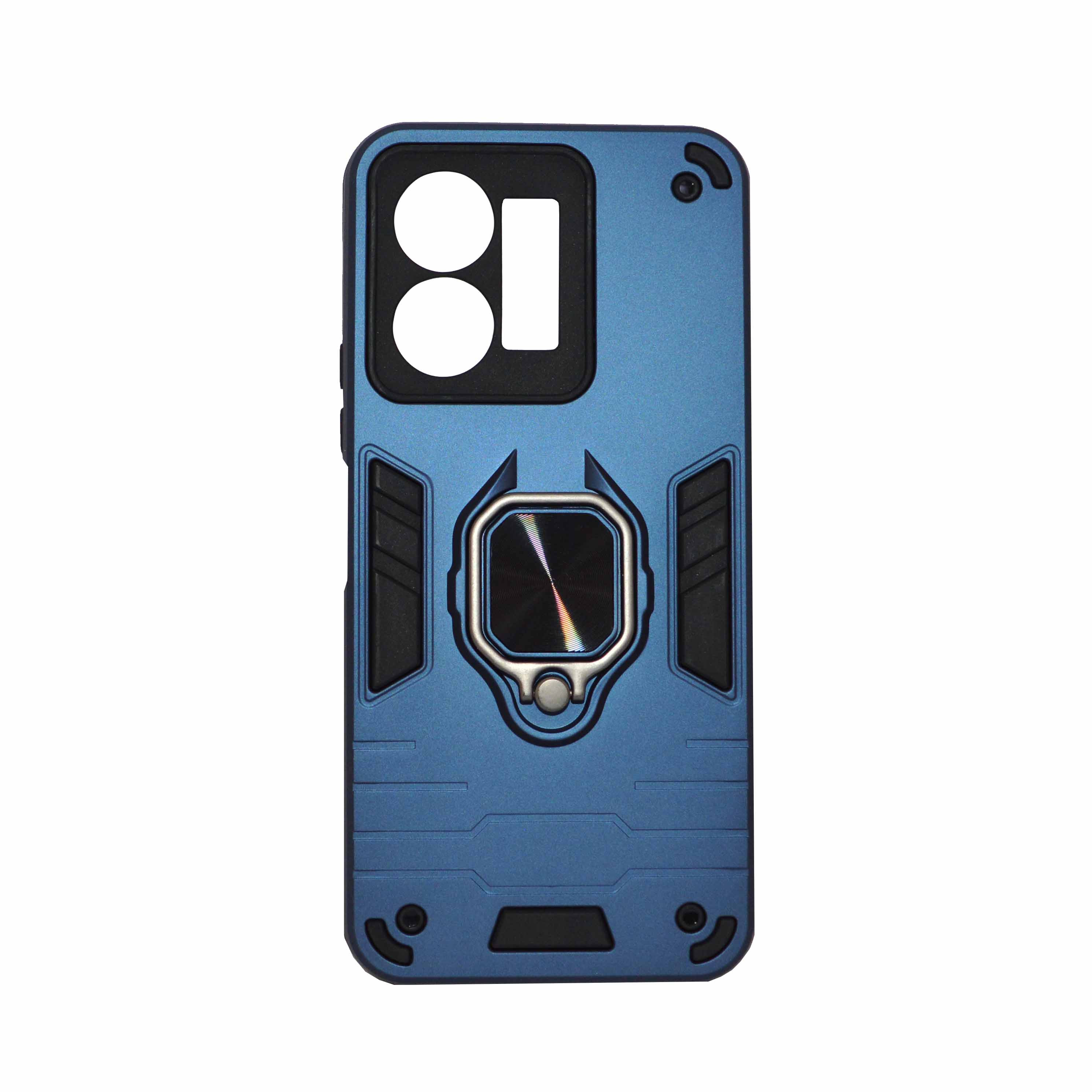 VIVO Y22-Y22S-Y35 4G Blue   Military Grade Protection Built-in Kickstand Car Holder Mobile Phone Case